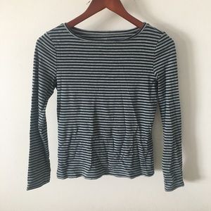 Talbots Striped 3/4 Sleeve Shirt Sz S